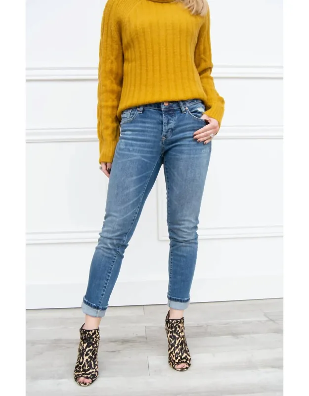 Slim Straight Ankle Jeans