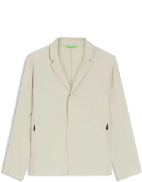 Regular-fit Jacket In Water-repellent Stretch Fabric