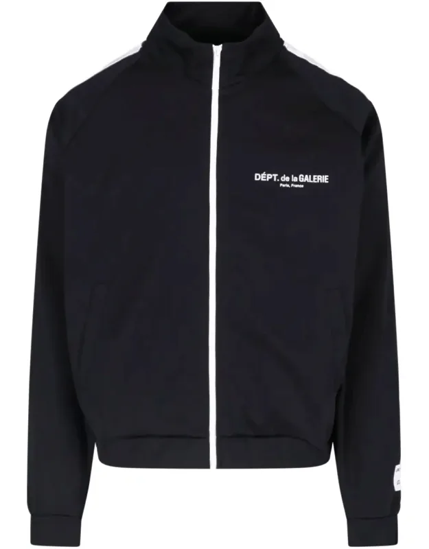 French Track High Collar Jacket