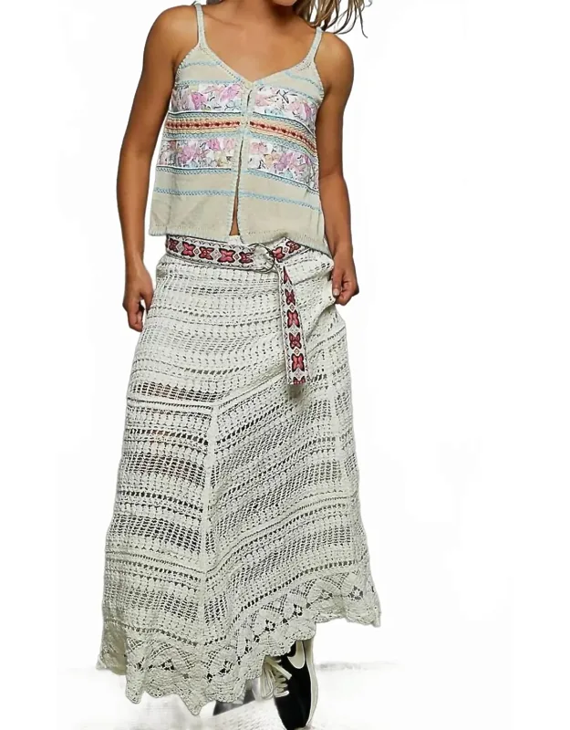 Crochet Maxi Skirt