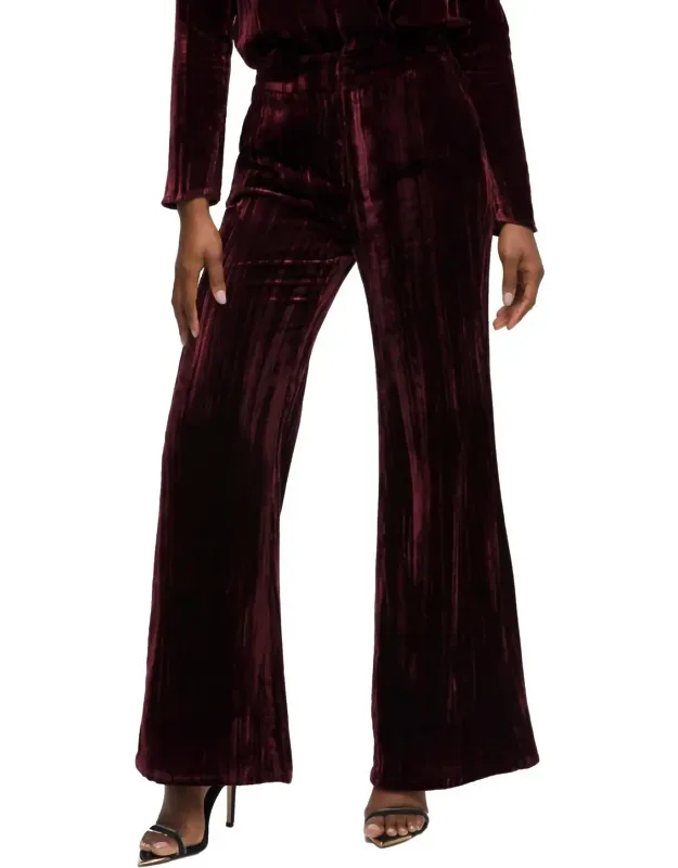 Flare Velvet Pants