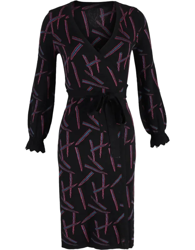 Printed Wrap Dress