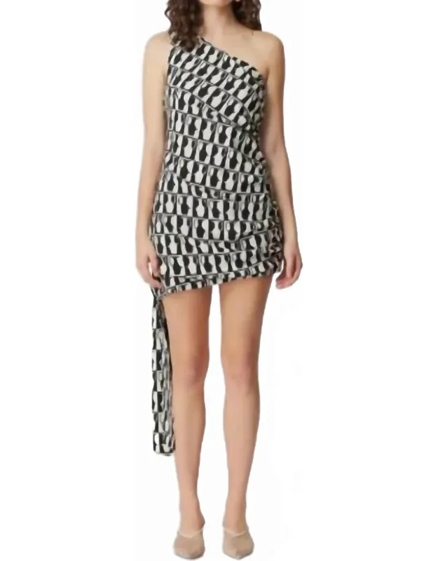 Mini Dress In Geometric