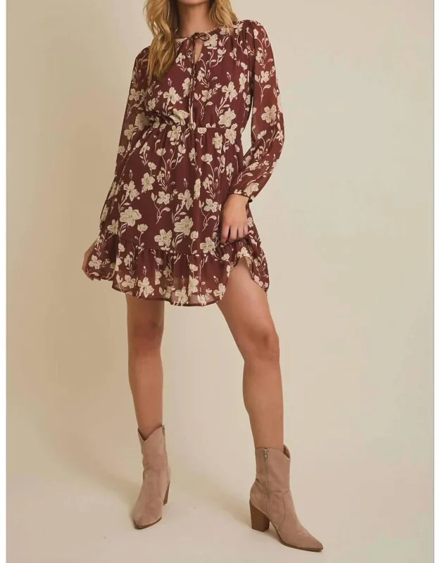 Ruffle Mini Dress
