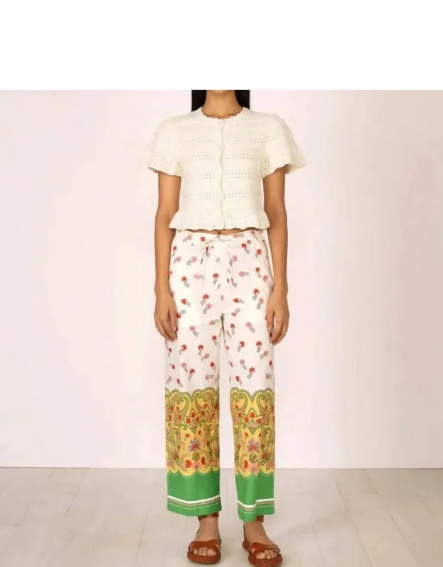 Ivan Pants In Paisley Ming