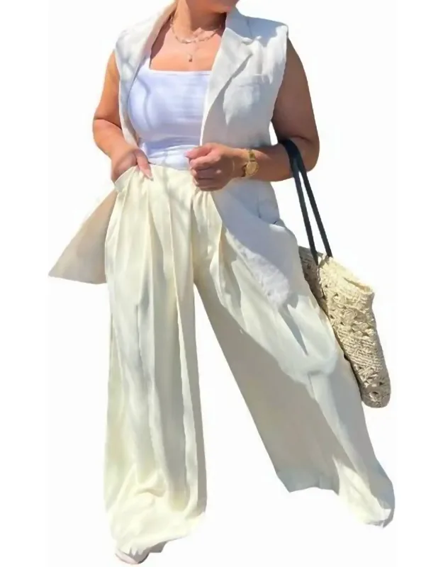 Wide Leg Trousers