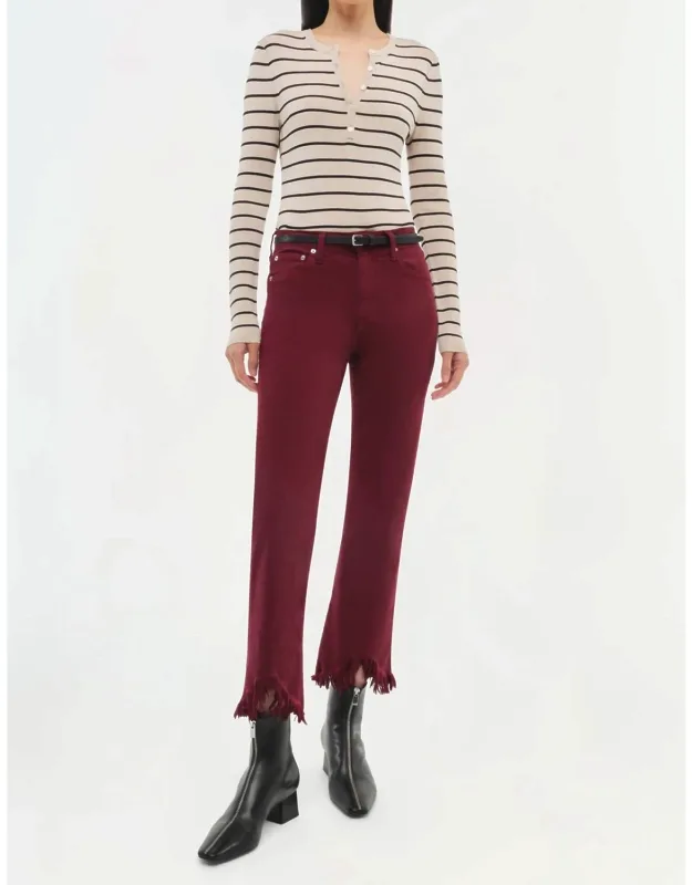 River High Rise Straight Jeans