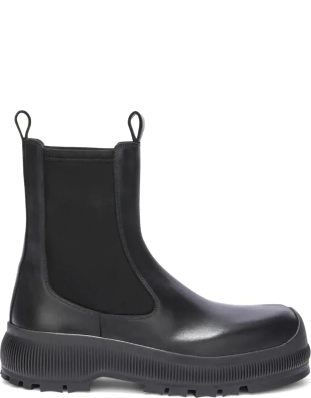 Chelsea Vibram Sole Leather Boots