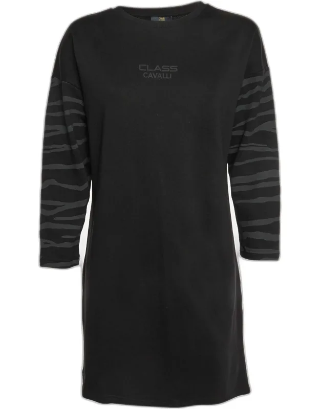 Logo Print Jersey Mini Dress