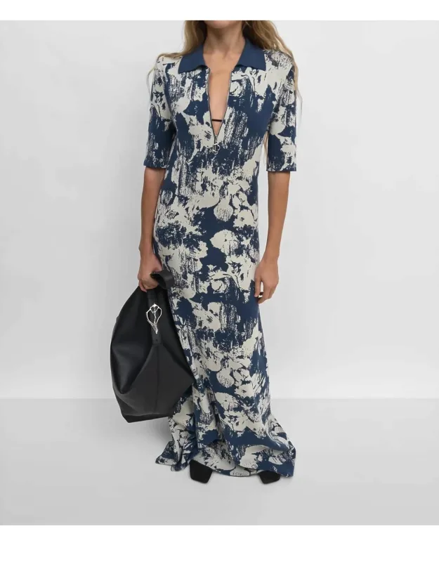 Clover Denim Flower Dress