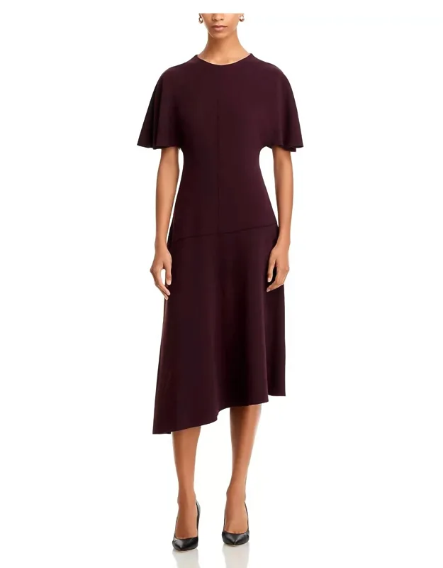 Asymmetric Midi Dress