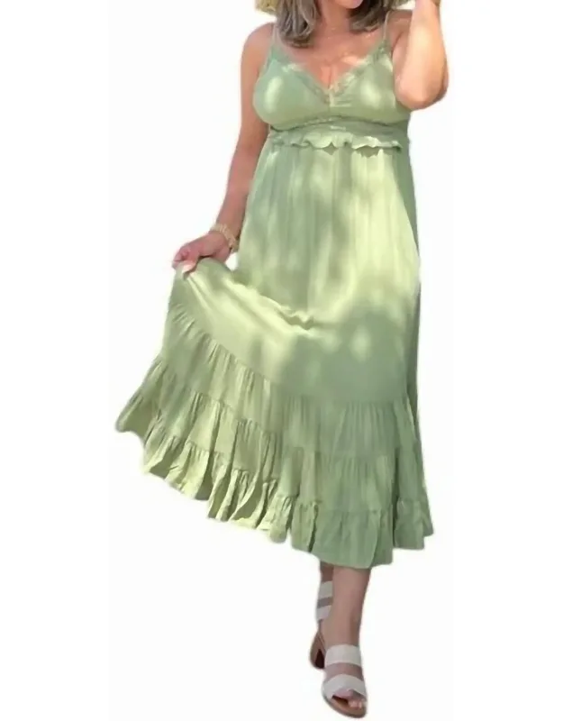 Eyelet Maxi Dress