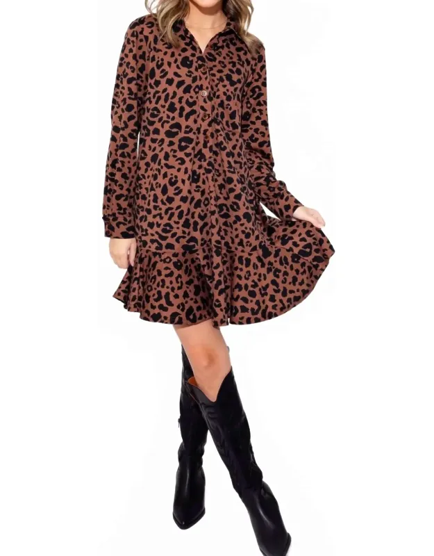 Knit Shirt Dress