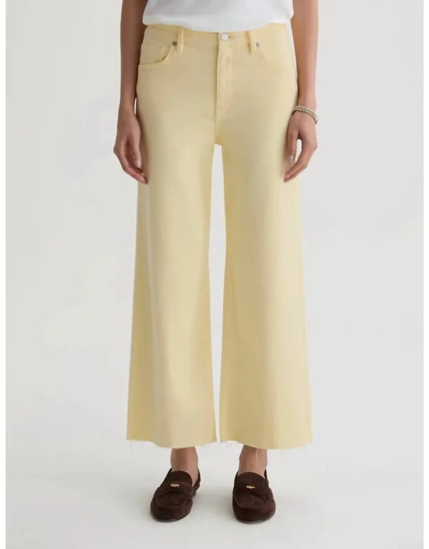 Wide Leg Cropped Jeans