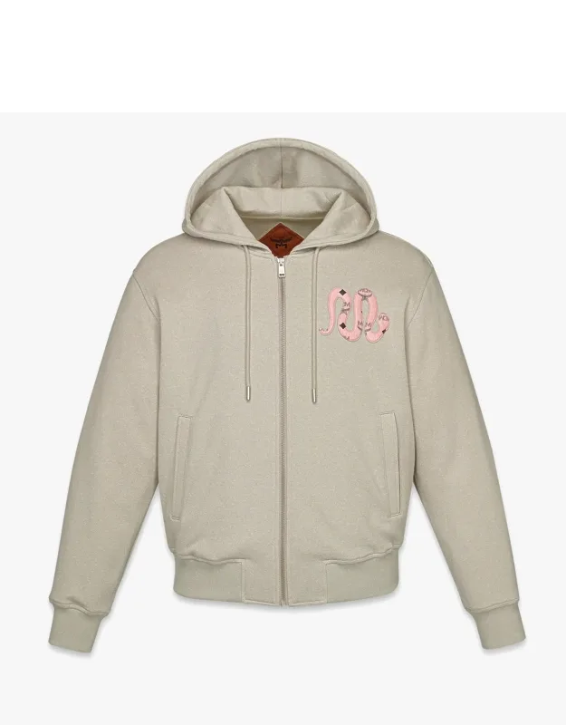 Year Of The Snake Bouclé Zip Hoodie