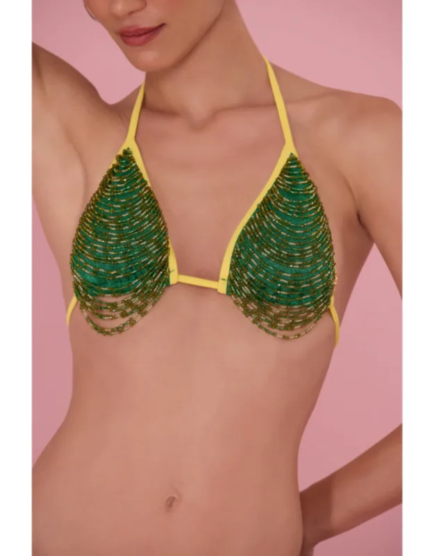 Knit Bikini Top - Hand Wash Only, Drip Dry In The Shade