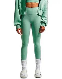 Seamless Front High-waisted Full-length Leggings