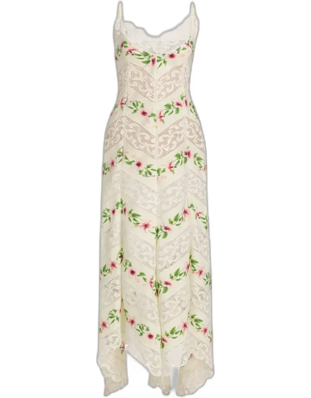 Sleeveless Floral Maxi Dress