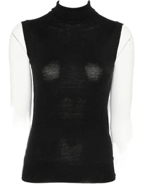 Sleeveless Turtleneck Sweater