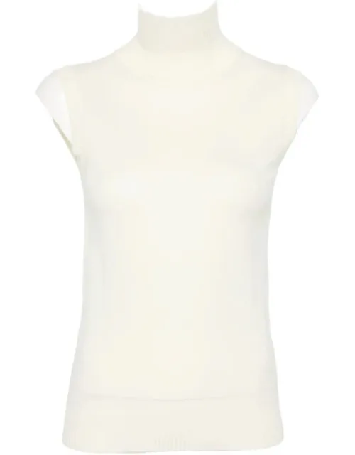 Sleeveless Turtleneck Sweater