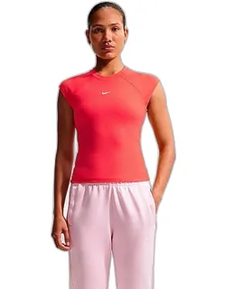 Sportswear Chill Knit Short-sleeve Ribbed Top