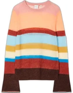 Alpaca-wool Blend 'signature Stripe' Sweater