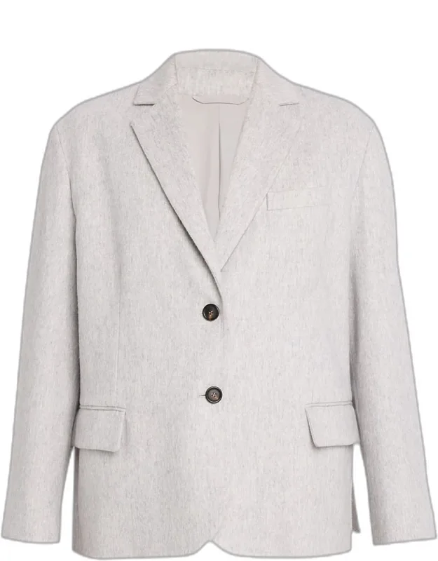 Deconstructed Jersey Blazer