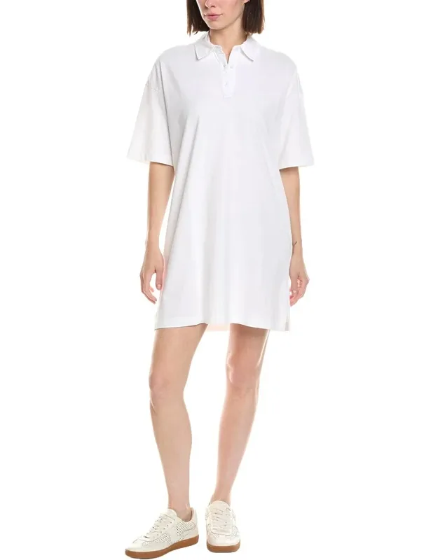 Heavyweight Jersey Mixed Media Dress