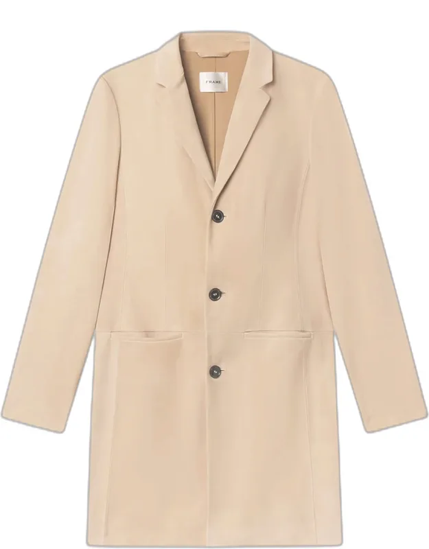 The Sleek Suede Coat