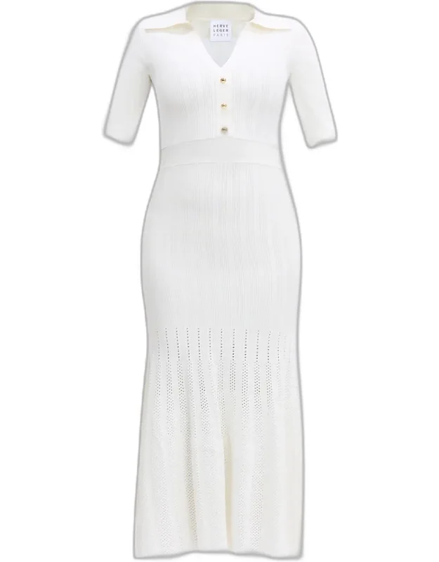 The Adele Ribbed Midi Dress
