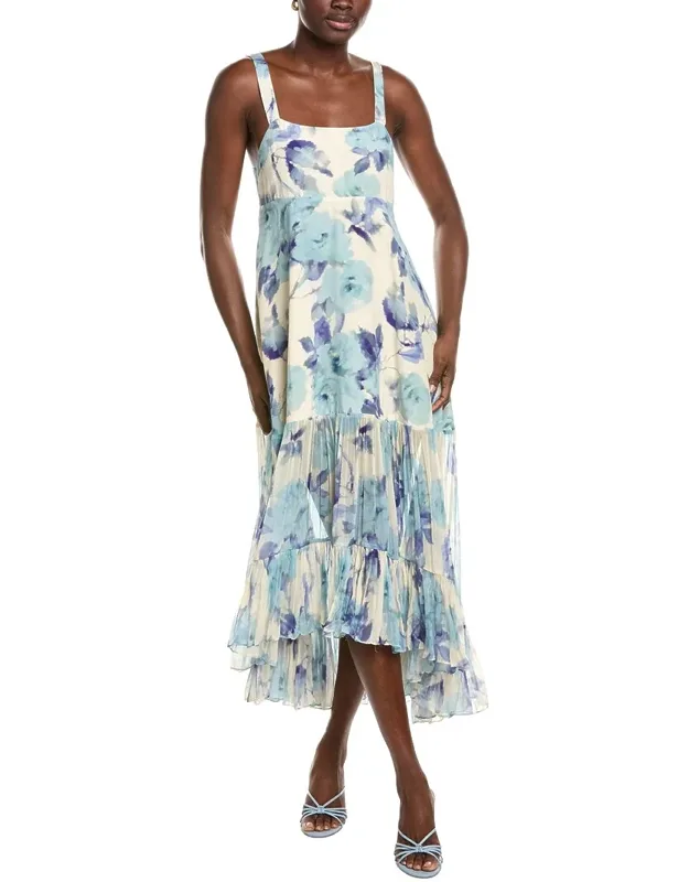 Bellevue Silk Midi Dress