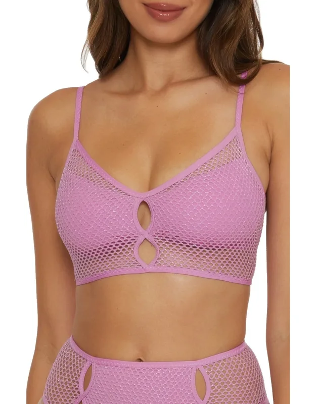 Network Cami Bikini Top