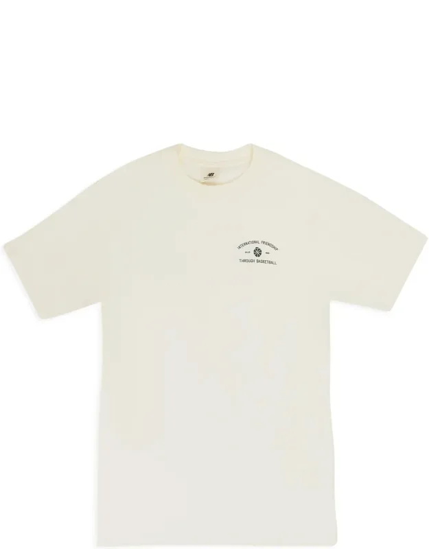 Cream Short Sleeve Court Tee