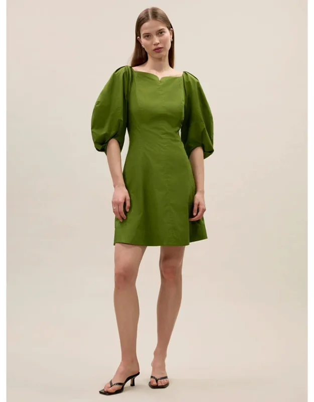 Poplin Mini Dress