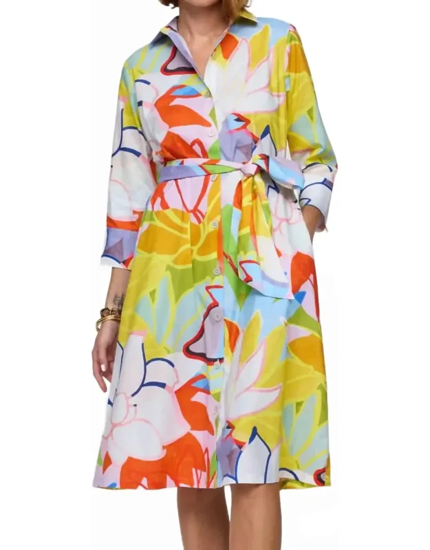 Three Quarter Sleeve Dress