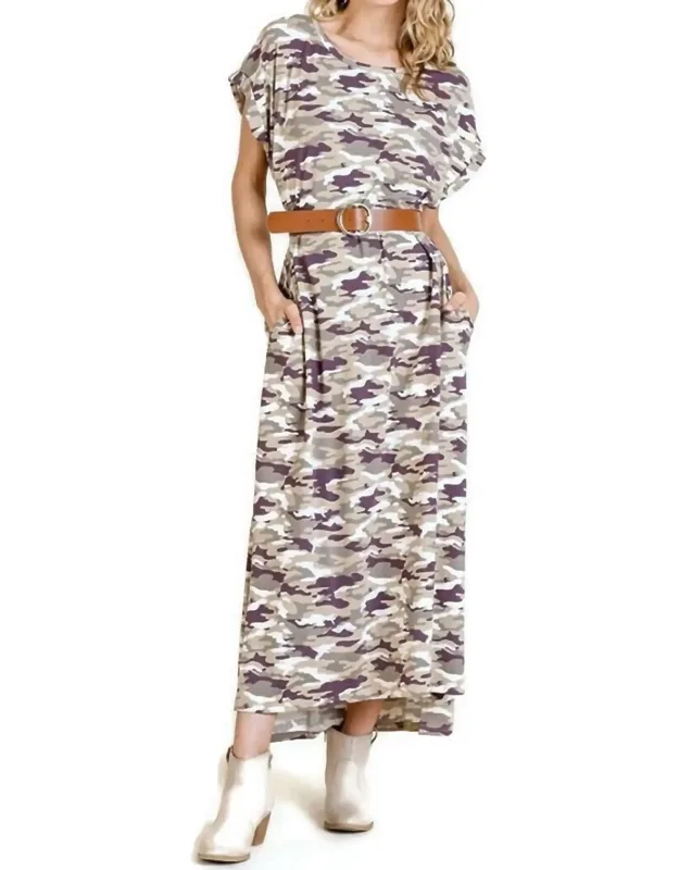 Camo Maxi Dress