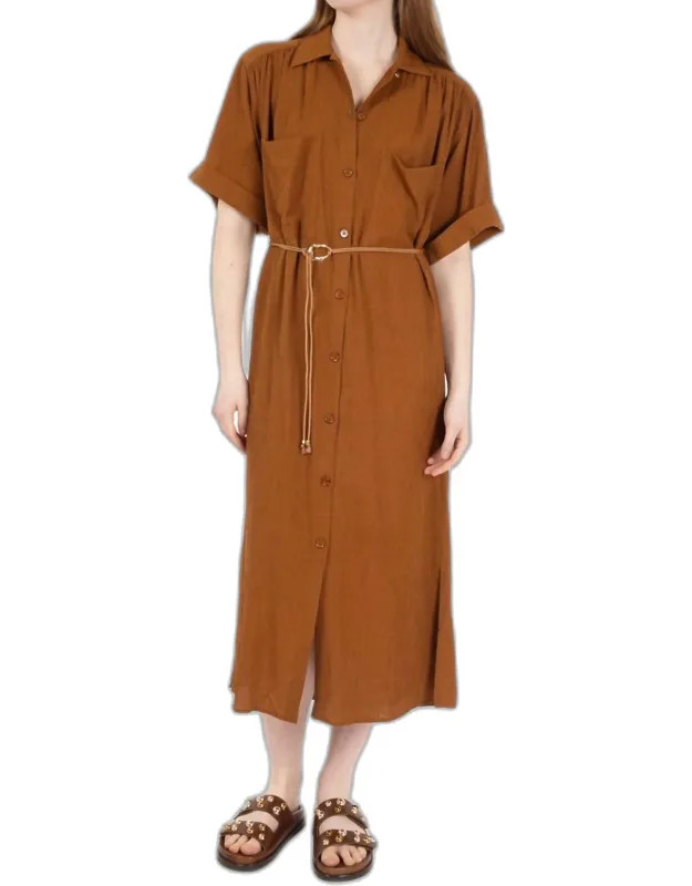 Sofia Midi Shirt Dress