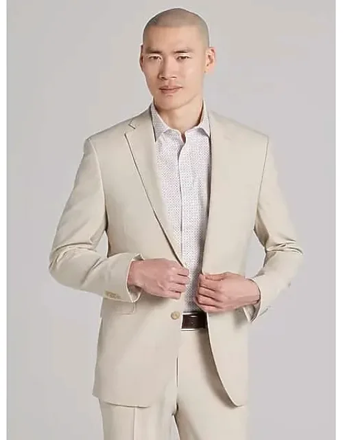 Big & Tall Slim Fit Plaid Suit