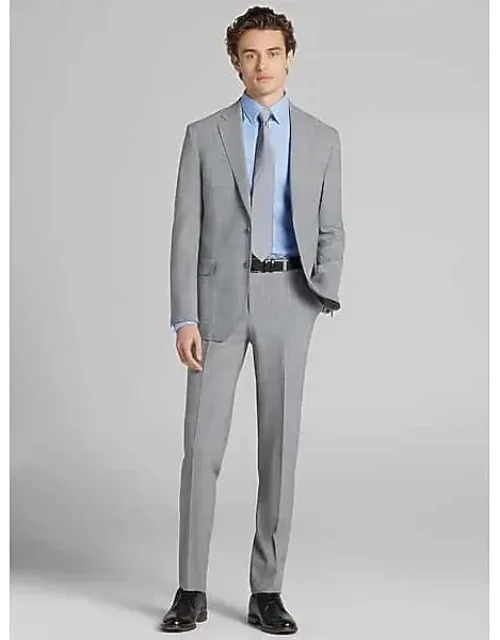 Big & Tall Slim Fit Plaid Suit