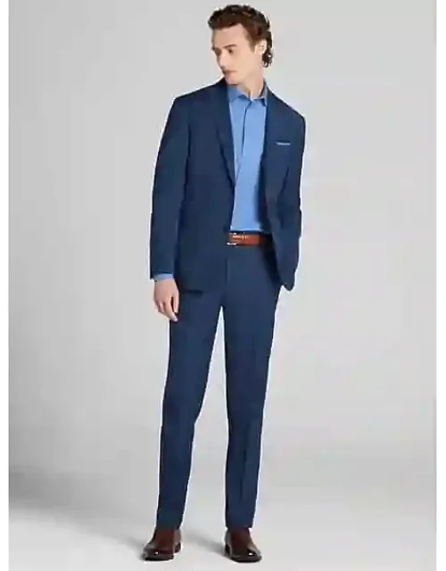 Slim Fit Plaid Suit