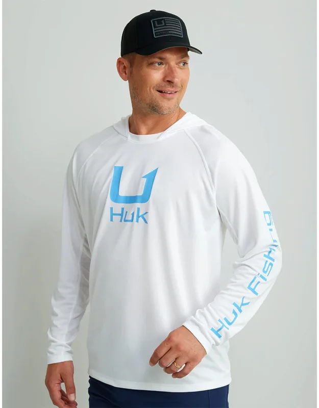 Huk Icon Performance Hoodie - Breathable Wicking Mesh, 50+ Upf Rating
