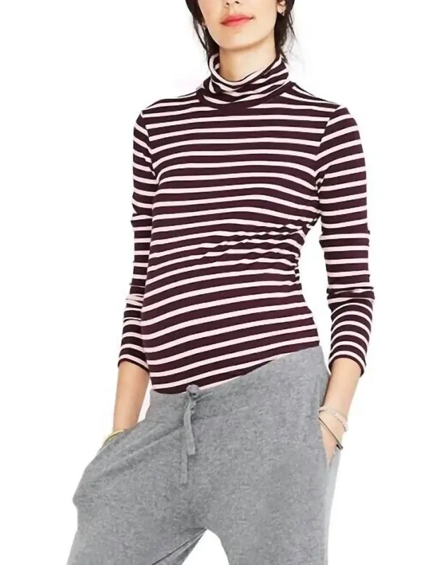 Jersey Turtleneck Sweater
