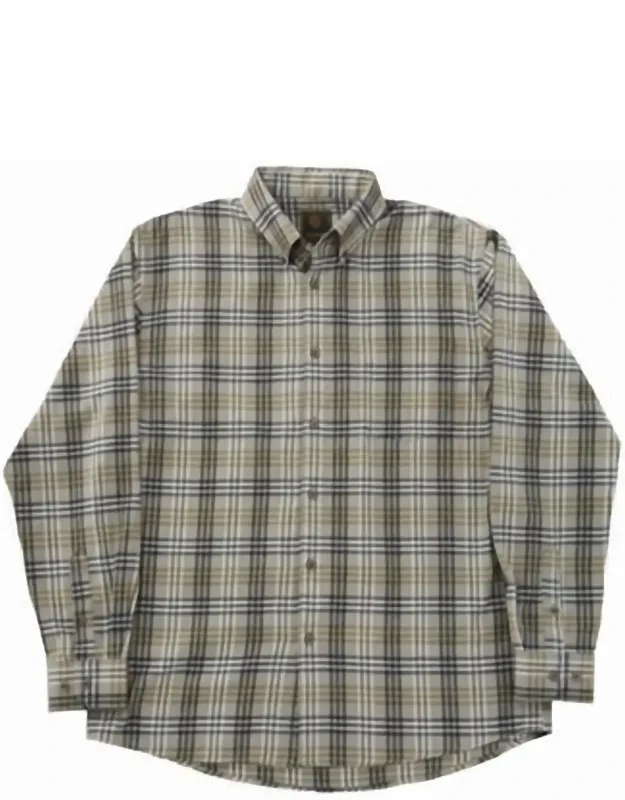 Flannel Long Sleeve Plaid Shirt