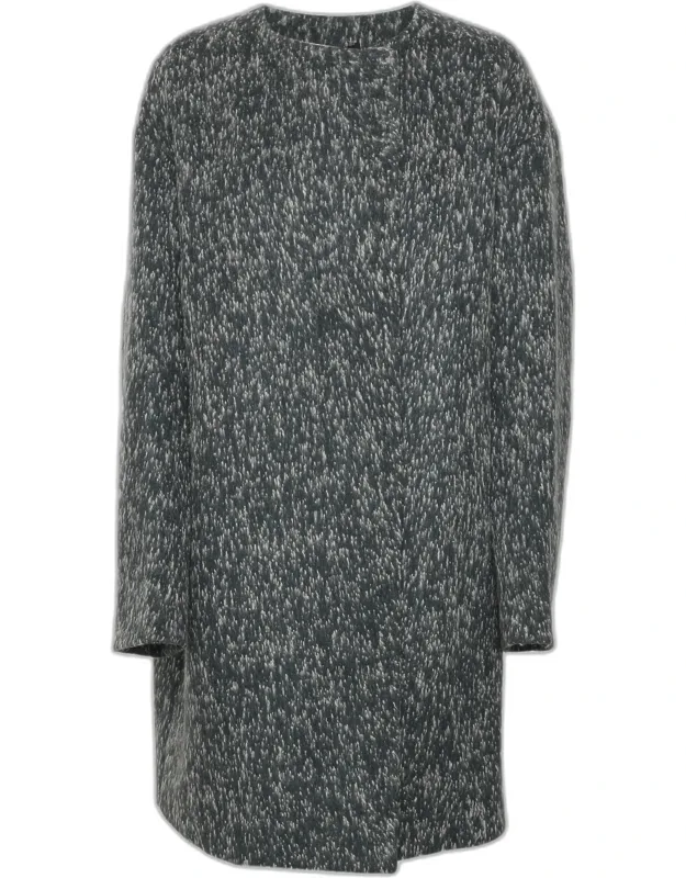 Wool Blend Short Coat