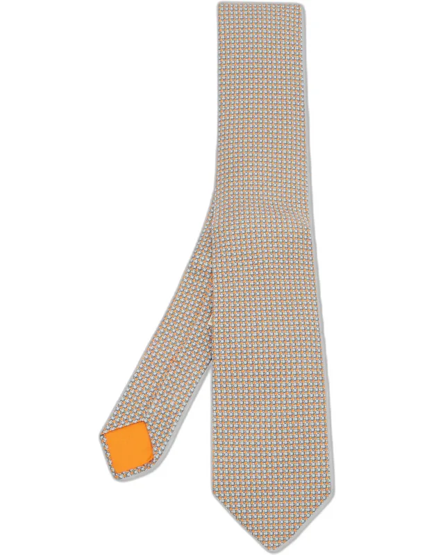 Patterned Silk Tie