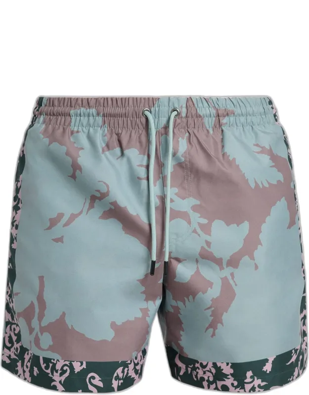 Phibbs Floral-print Lined Nylon Swim Trunks