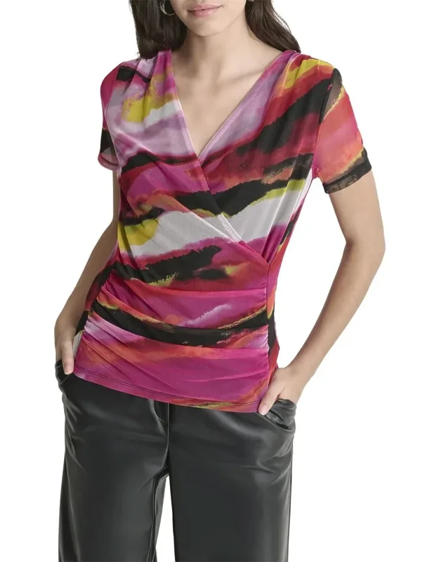 Faux Wrap Top