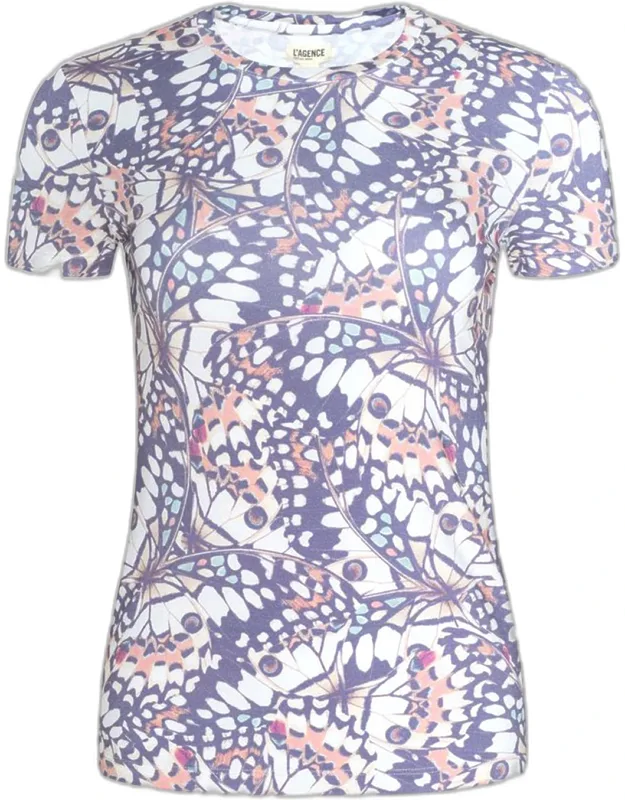 Butterfly-print T-shirt