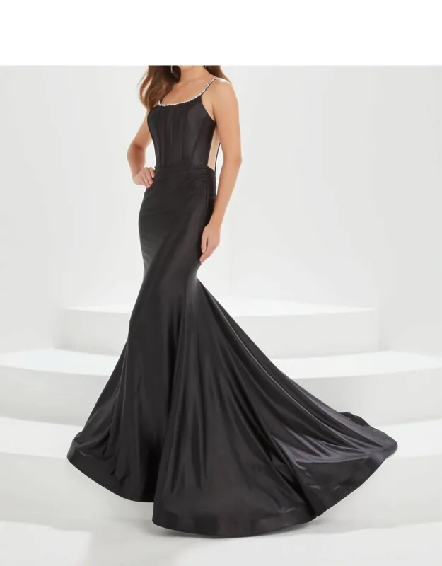 Off Shoulder Corset Mermaid Dress