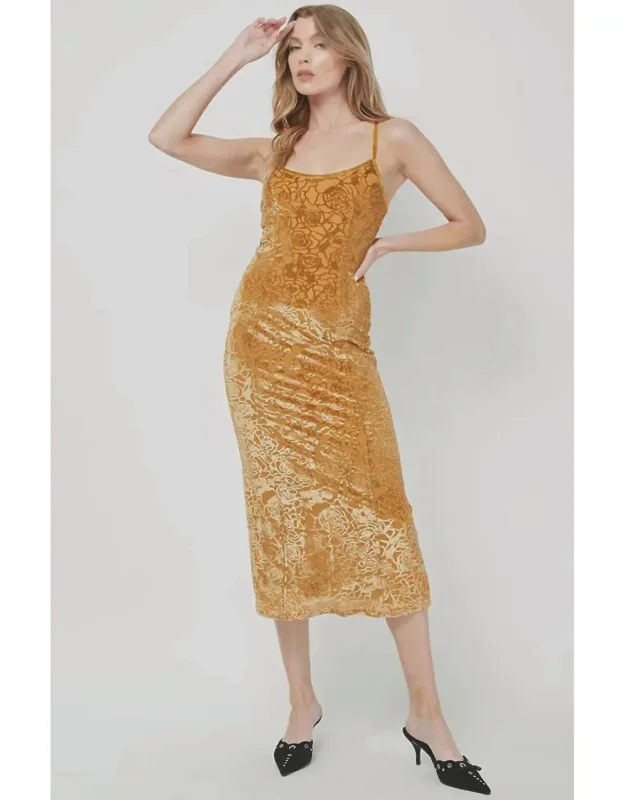 Burnout Cami Maxi Dress